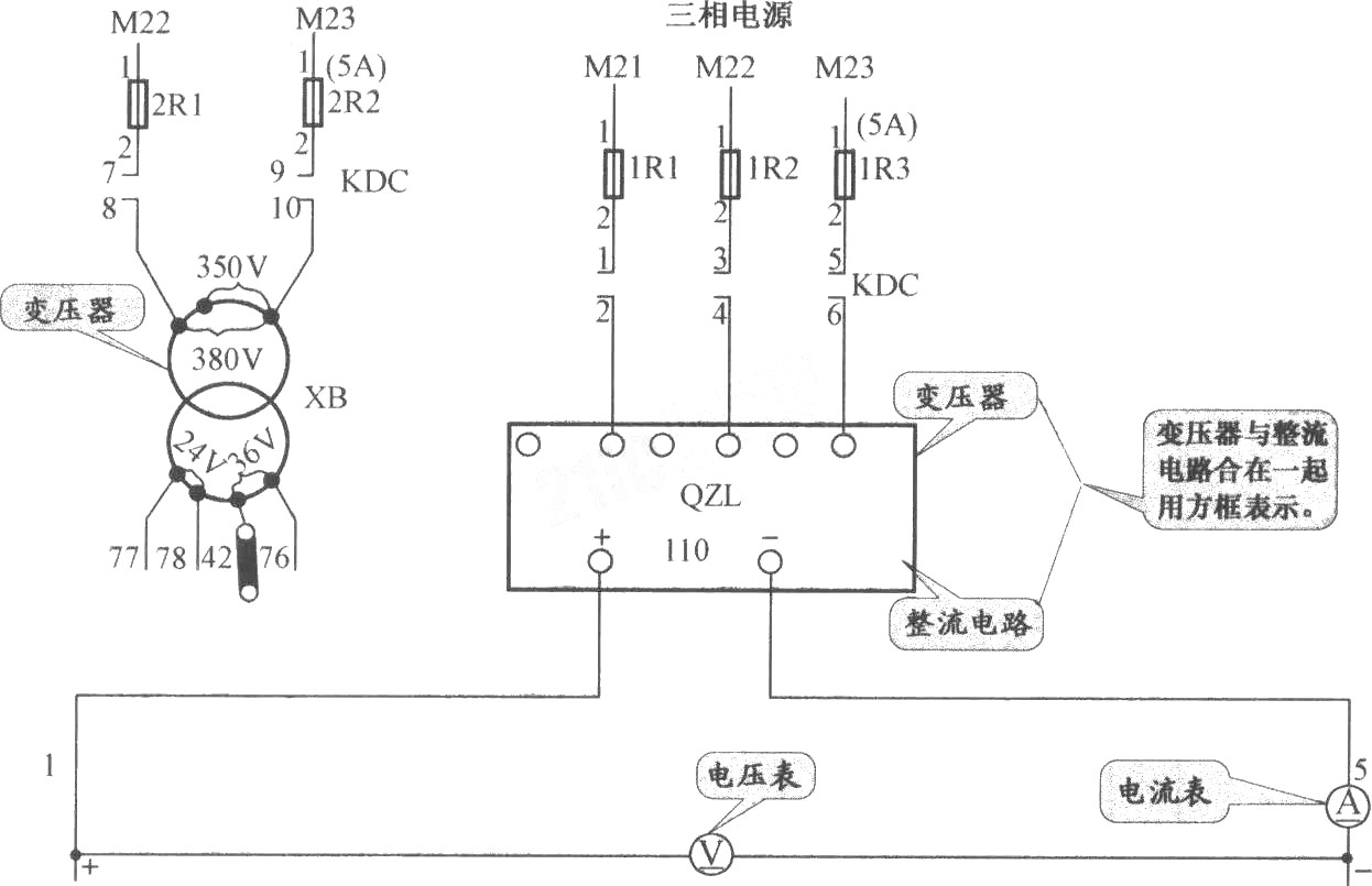 jkh1-771a电梯控制电源电路